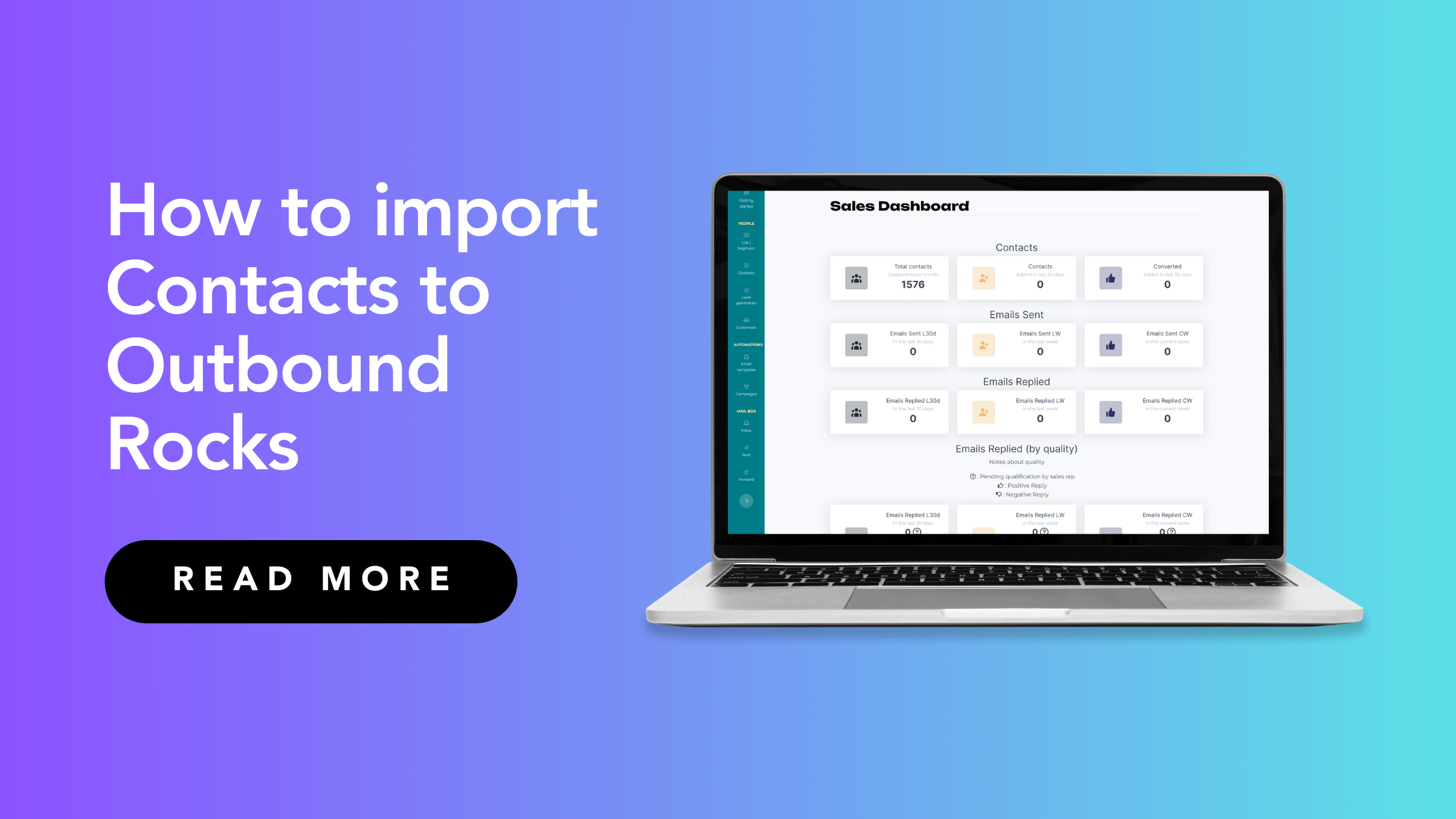 How to import Contacts into Outbound Rocks