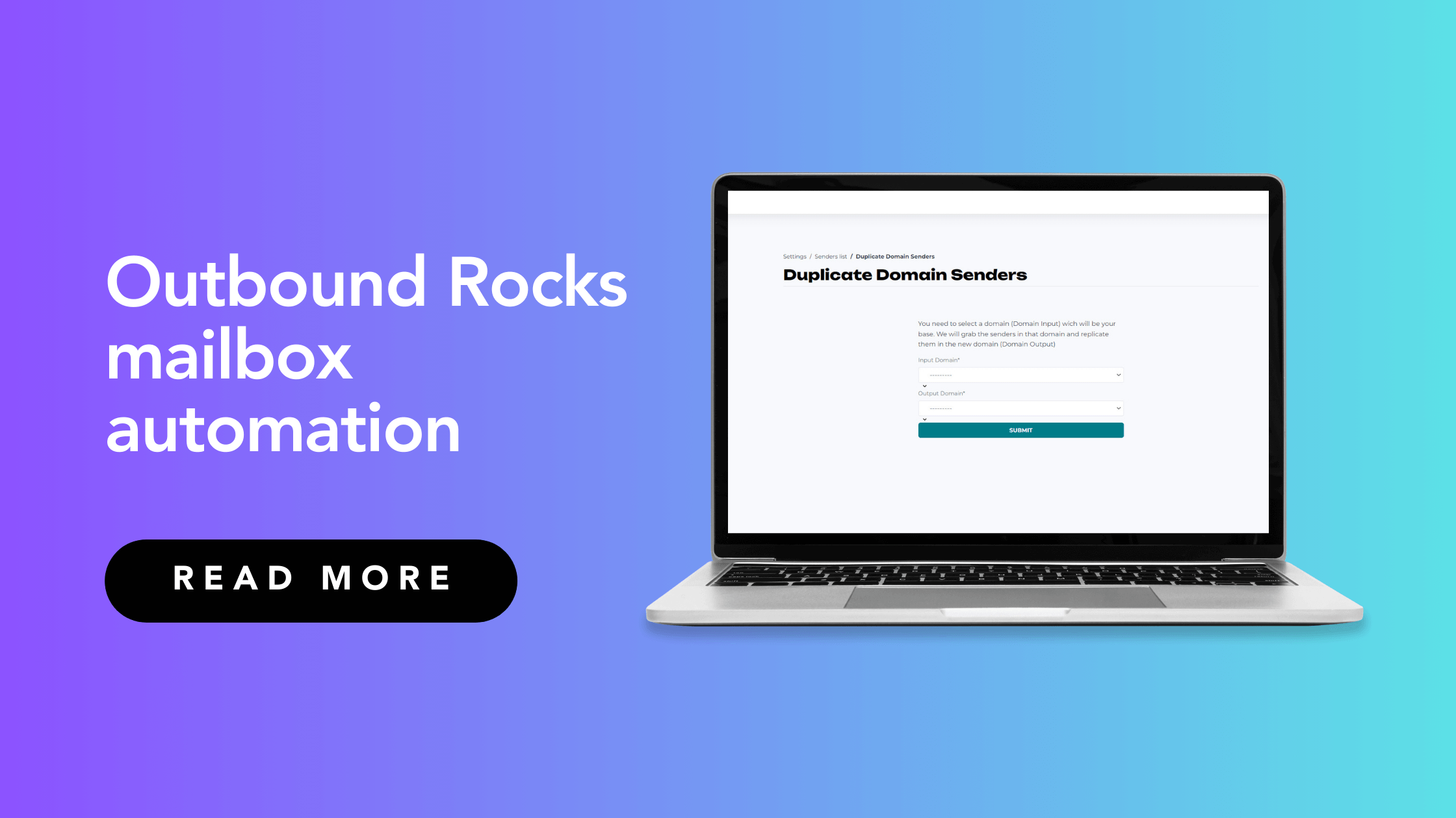 Outbound Rocks mailbox automation