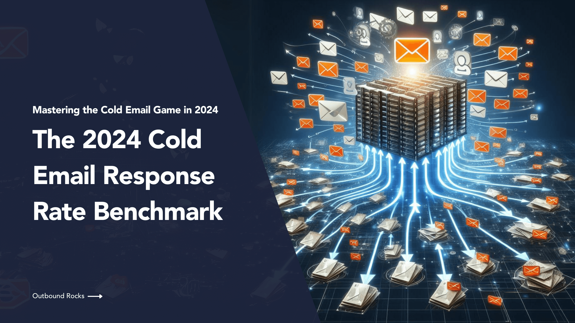 The 2024 cold email response rate benchmark 